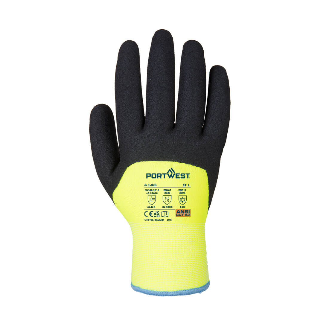 Cold 15 Nitrile Sandy 3/4 Dipped Glove - view 2