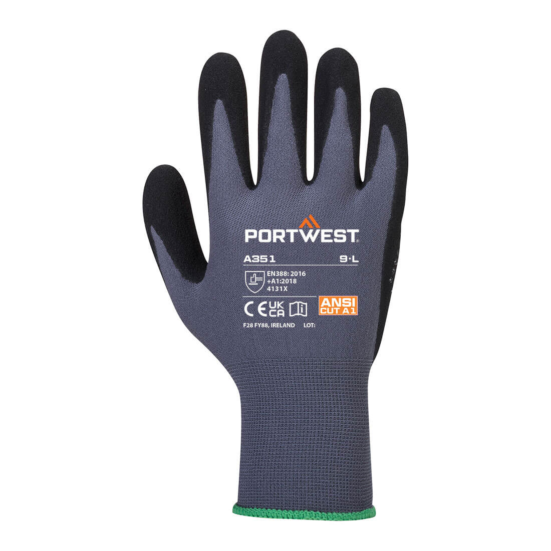 Grip 15 Nitrile Sandy Dotted Glove - view 2