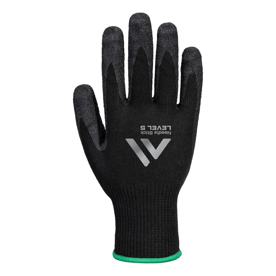 Needle Resistant F10 Latex Crinkle Glove - view 1