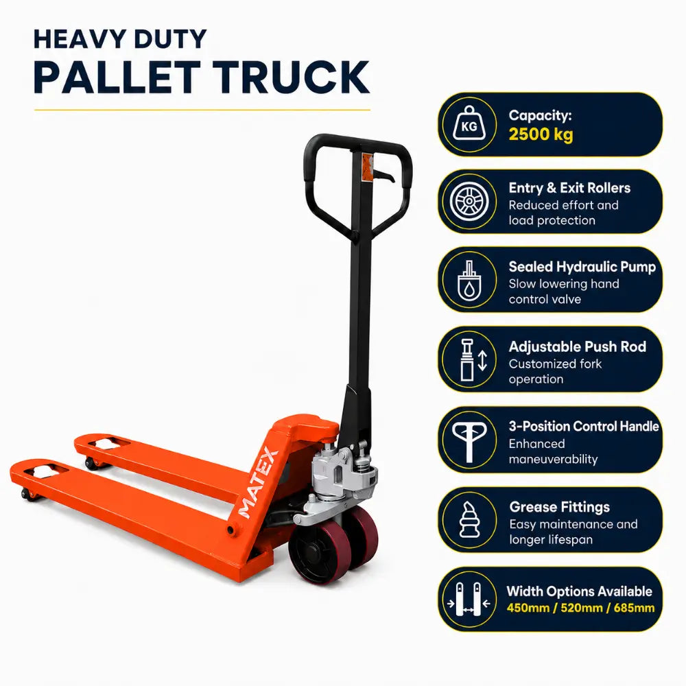 2500kg Capacity Pallet Jack | Warehouse Logistics | Team Systems, view 4