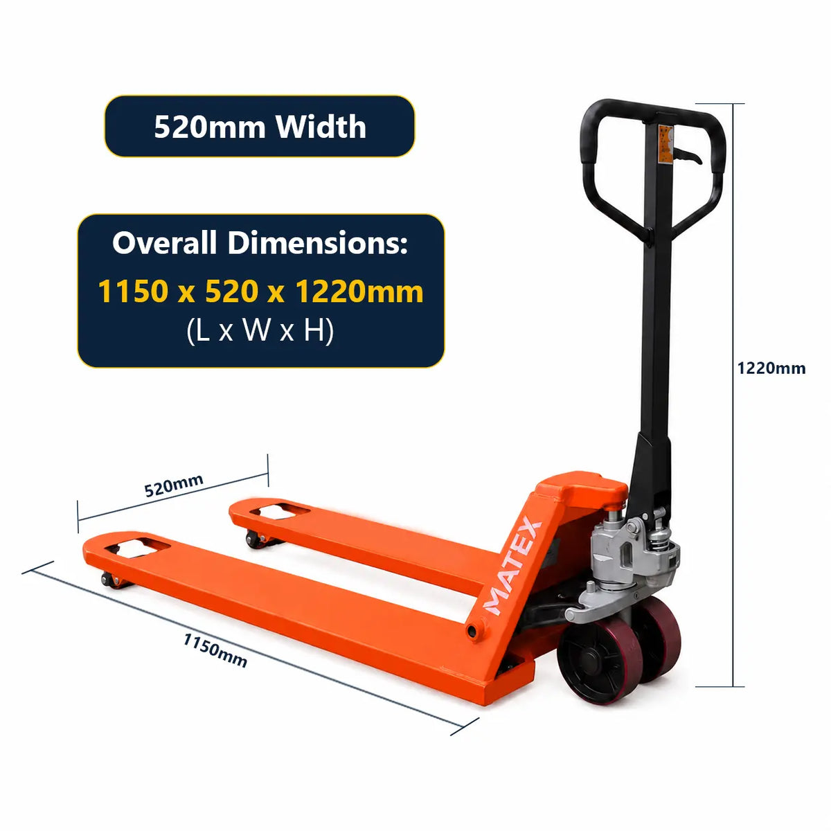 2500kg Capacity Pallet Jack | Warehouse Logistics | Team Systems, view 6
