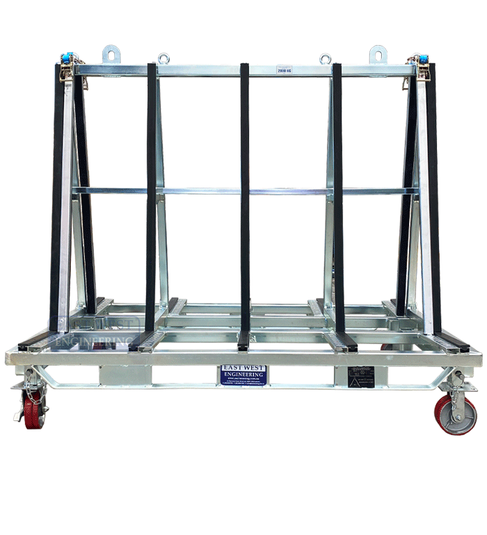2000kg WLL Glass A Frame | Workshop Panel Storage | East West Engineering