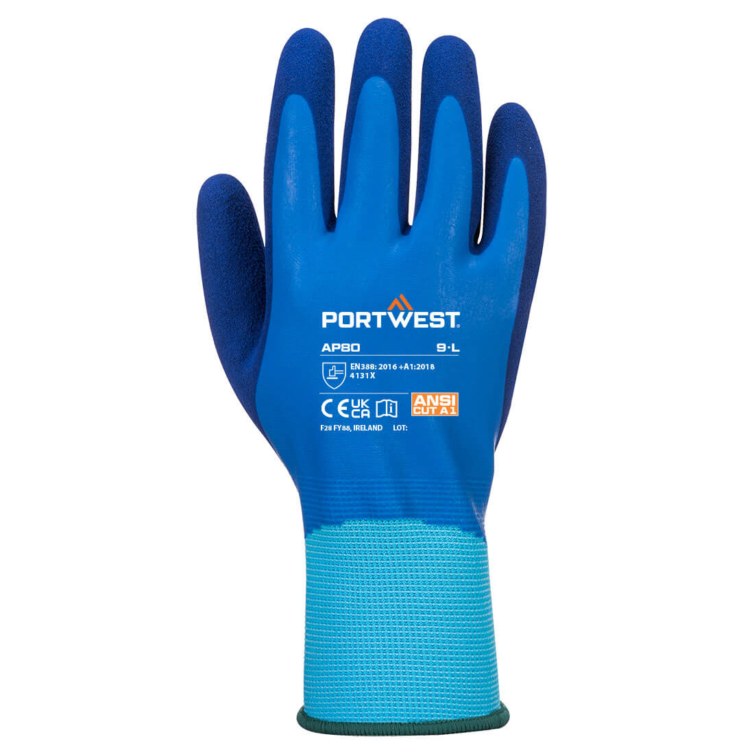 Aqua Grip 13 Latex Foam Glove - view 2
