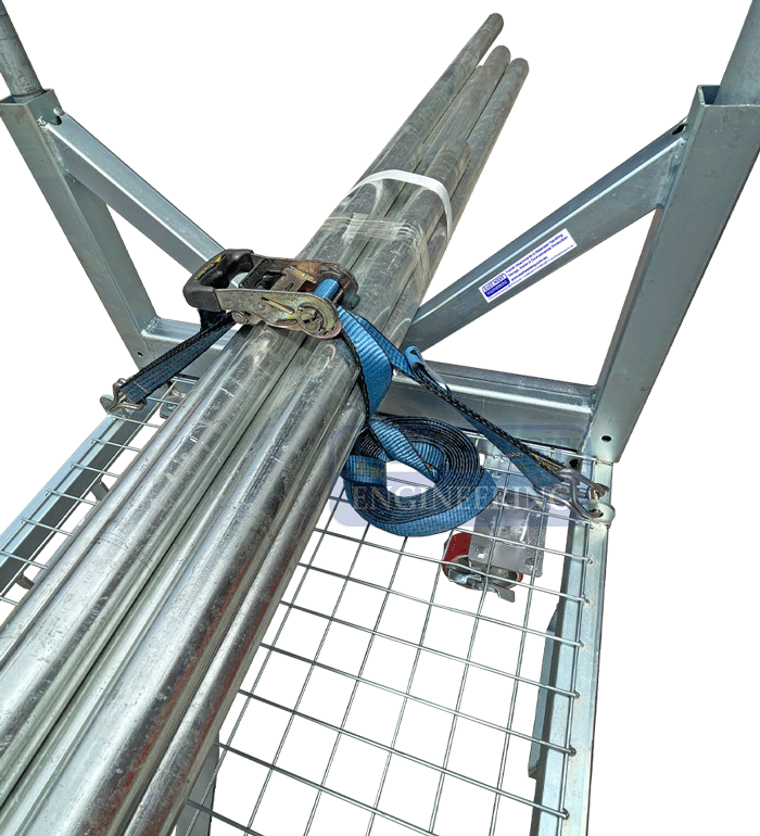 1000 kg WLL Pipe Trolley | Workshop and Site Storage | East West Engineering, view 4