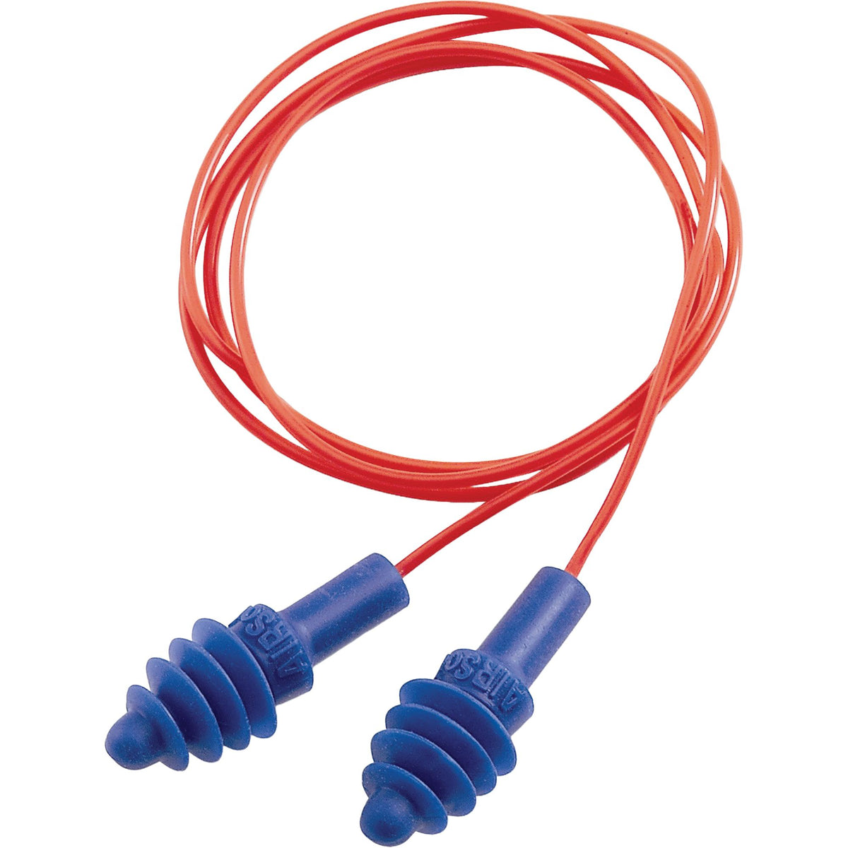 Reusable Earplug with Red Polycord