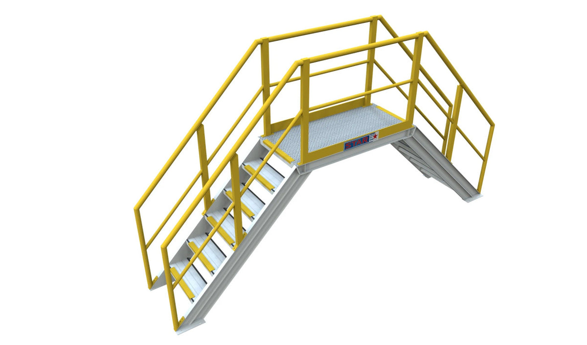 Aluminium Side Sections | PL30 Stair Platforms | Star Aluminium, view 2