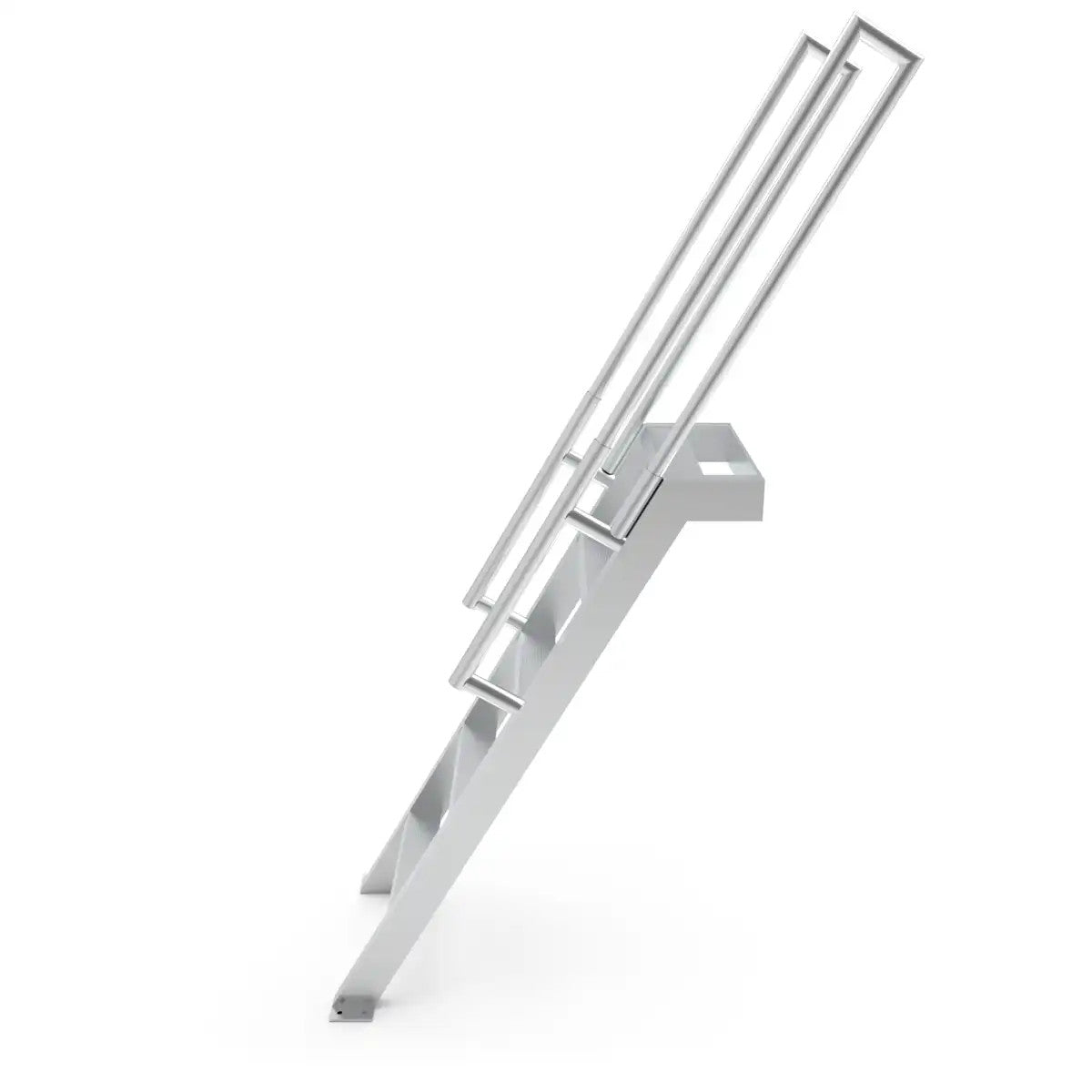 70 Degree Aluminium Pit Ladder | Service Trenches | Star Aluminium, view 2