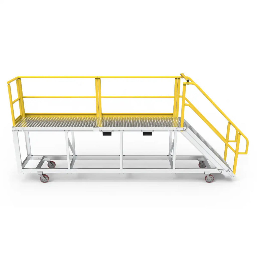4000 x 700mm Truck Access Platform | Logistics Hubs | Star Aluminium, view 2