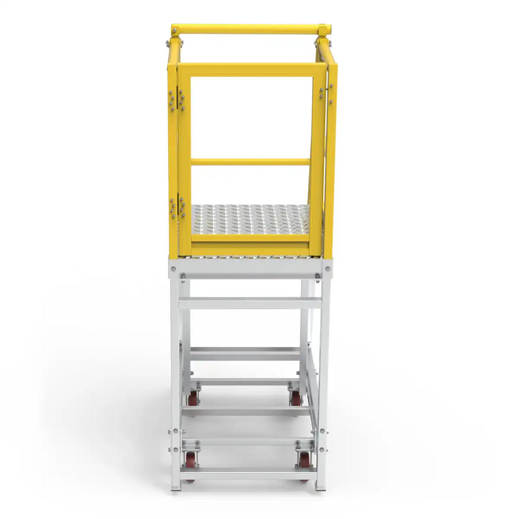 3 Step Aluminium Platform Ladder | Warehouse Access | Star Aluminium, view 2
