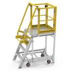3 Step Aluminium Platform Ladder | Warehouse Access | Star Aluminium, view 4