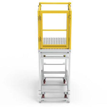 4-Step Aluminium Platform | Warehouse Access | Star Aluminium