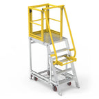 4-Step Aluminium Platform | Warehouse Access | Star Aluminium, view 3