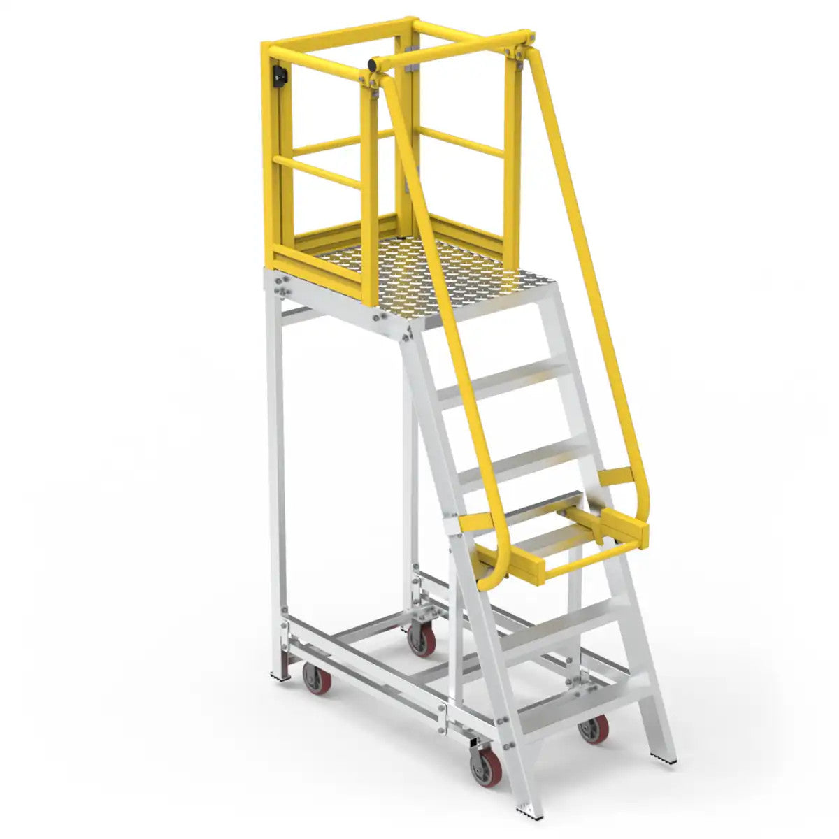 5 Step Aluminium Platform | Warehouse Access | Star Aluminium, view 2