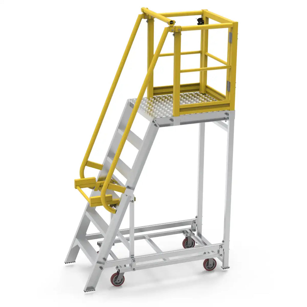 5 Step Aluminium Platform | Warehouse Access | Star Aluminium, view 3