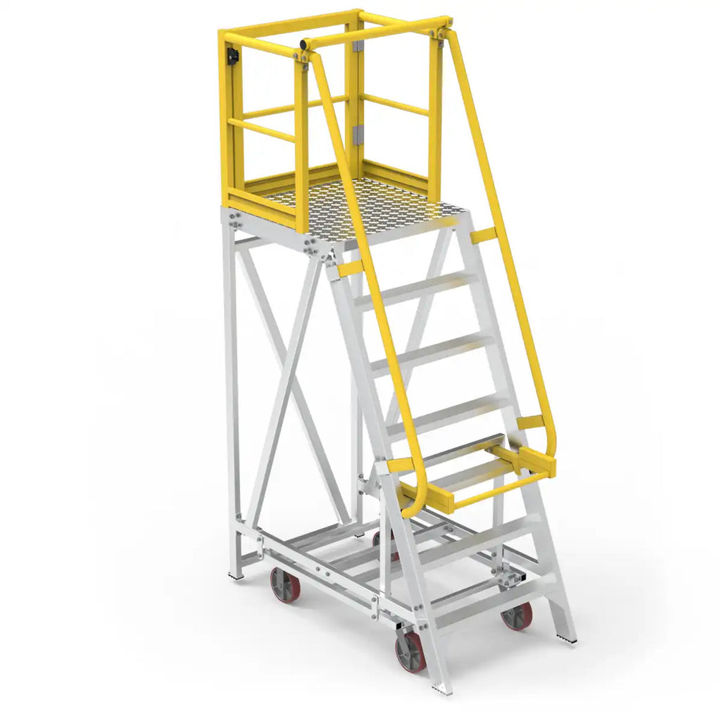 6 Step Aluminium Platform | Warehouse & Logistics | Star Aluminium, view 3