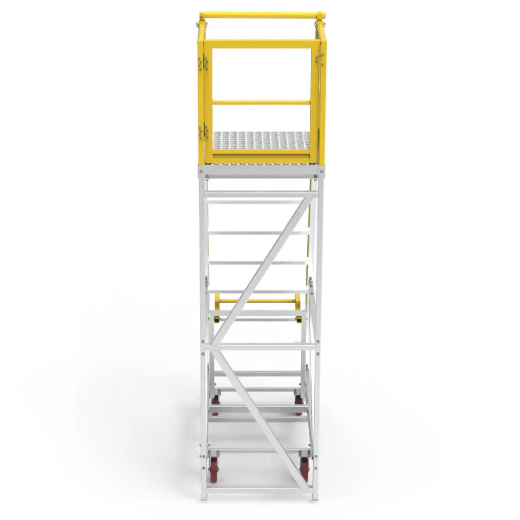 8 Step Aluminium Platform Ladder | Warehouse Access | Star Aluminium