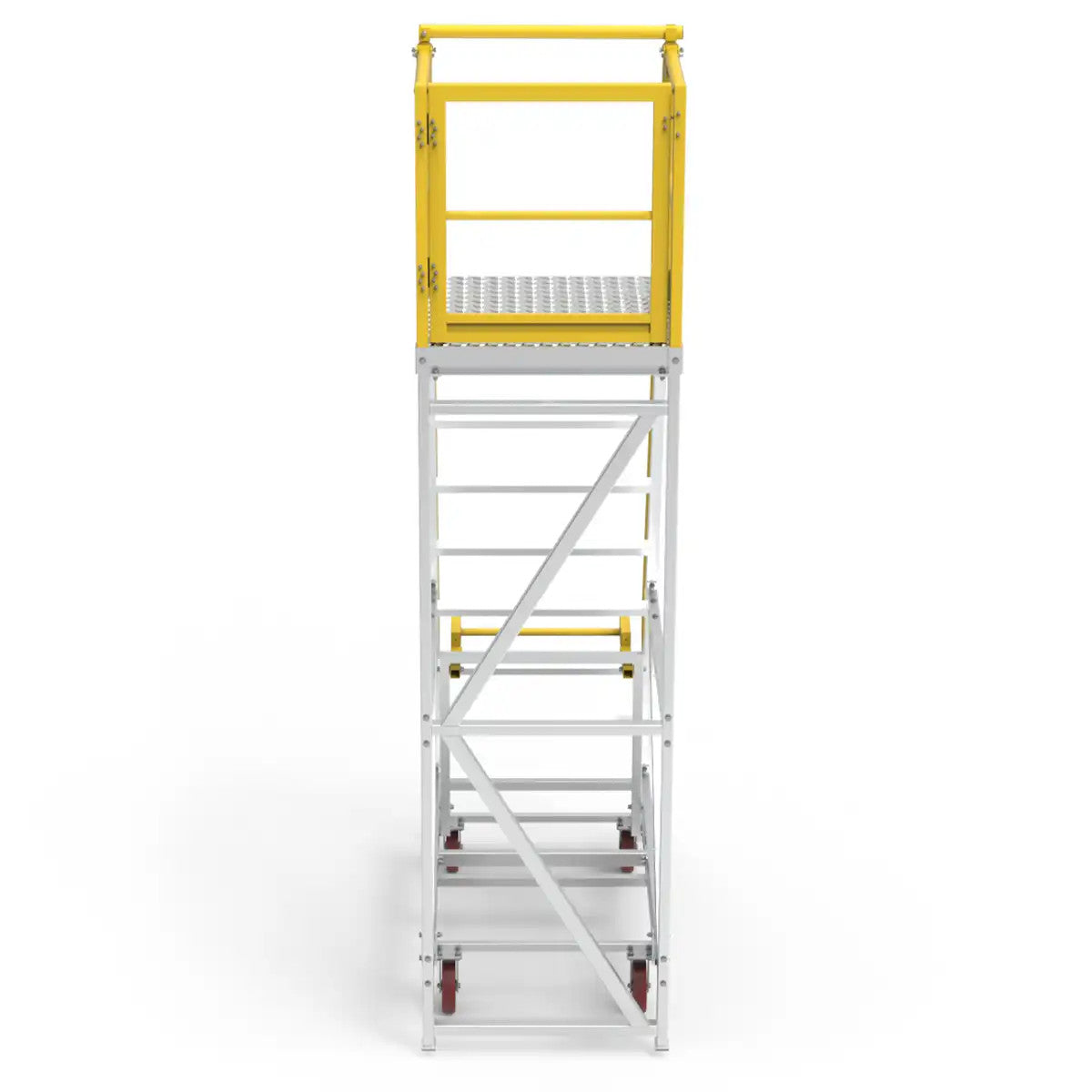 8 Step Aluminium Platform Ladder | Warehouse Access | Star Aluminium
