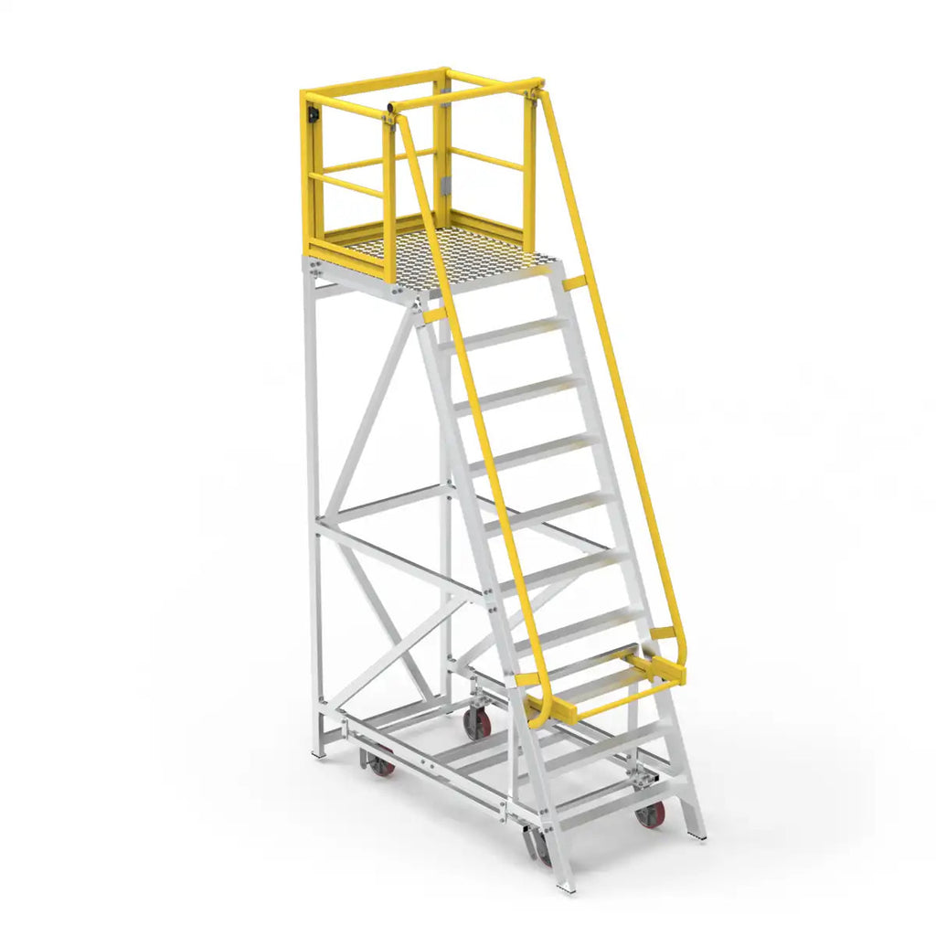 9 Step Aluminium Platform Ladder | Industrial Access | Star Aluminium, view 2