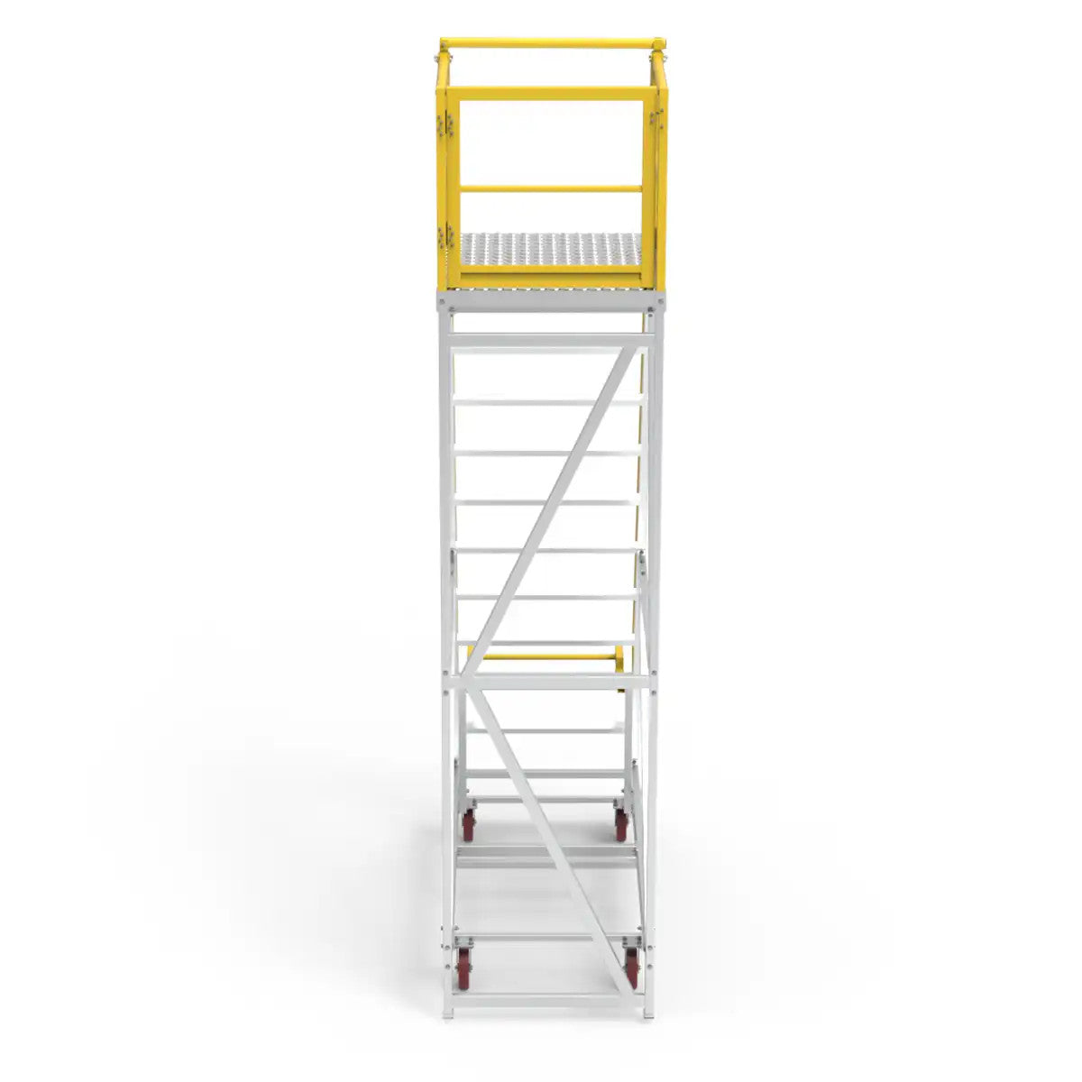 11 Step Aluminium Platform Ladder | Industrial Warehousing | Star Aluminium, view 3