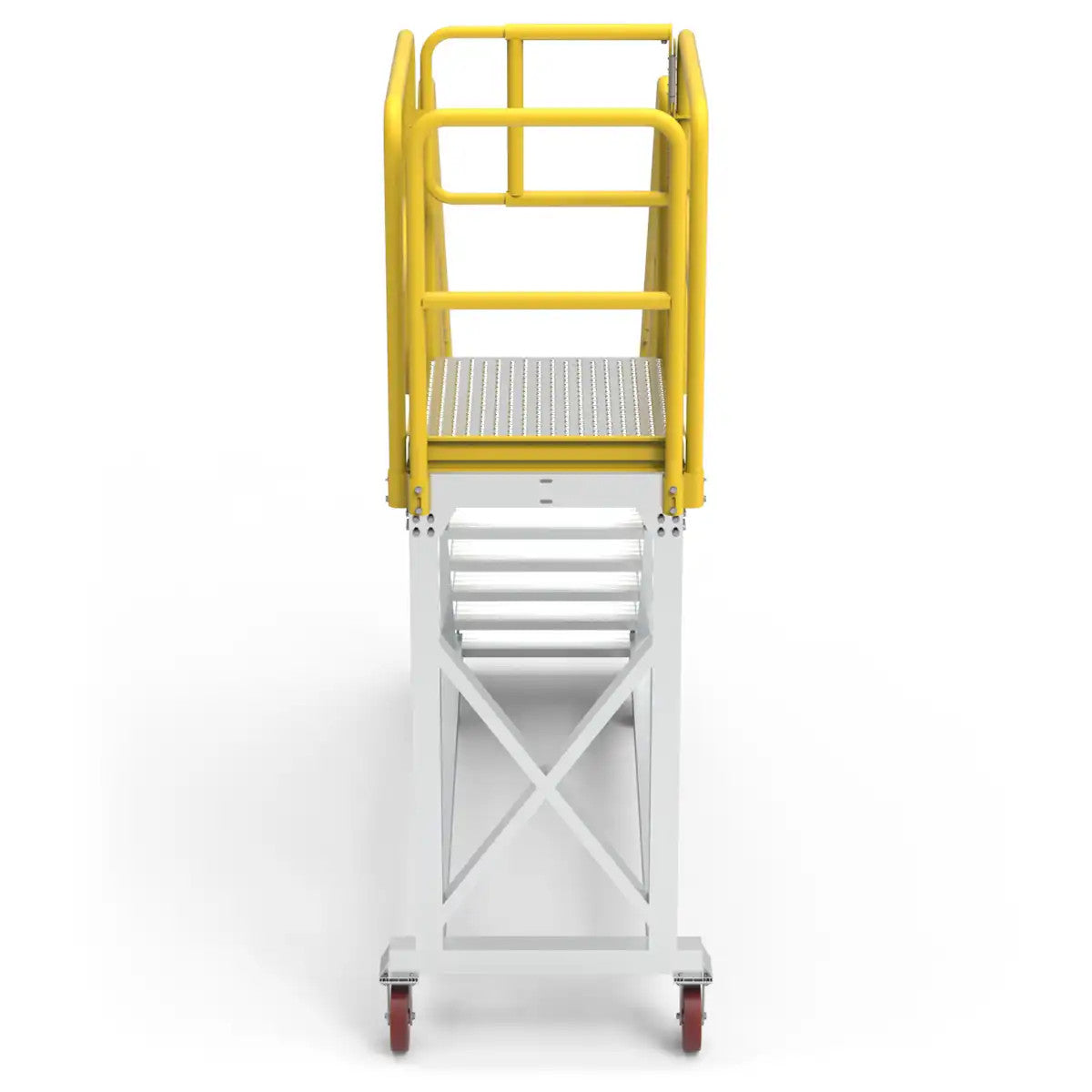400mm Platform Height Step Ladder | Warehouse Access | Star Aluminium, view 2