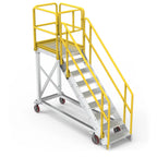400mm Platform Height Step Ladder | Warehouse Access | Star Aluminium, view 3
