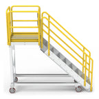 400mm Platform Height Step Ladder | Warehouse Access | Star Aluminium, view 4
