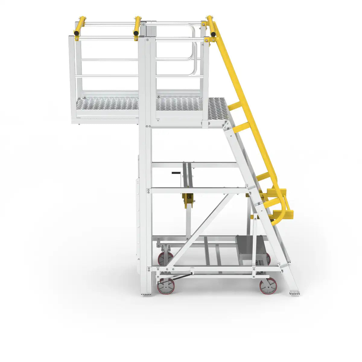 150kg Load Rating Adjustable Platform | Industrial Use | Star Aluminium