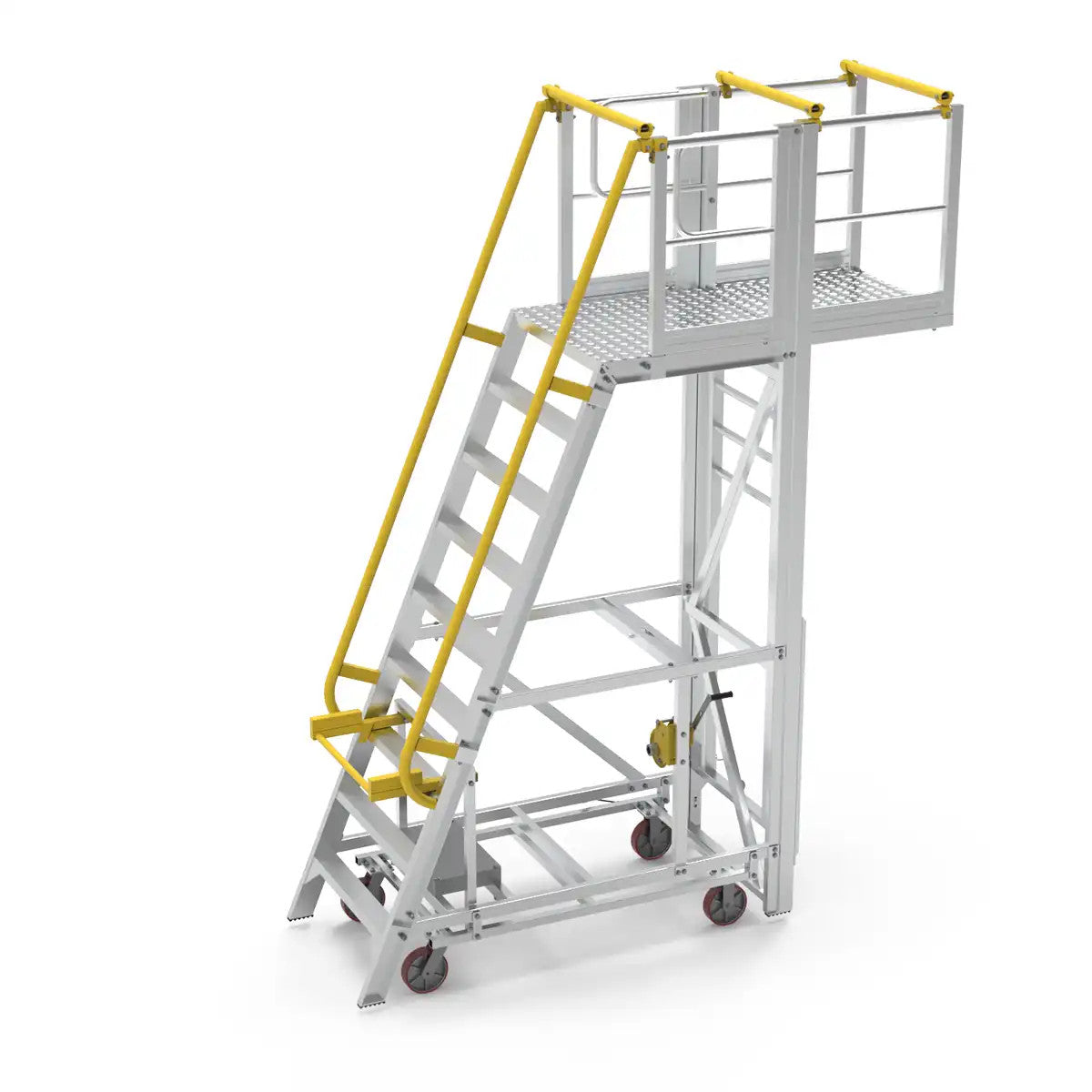 2700mm Platform Work Ladder | Industrial Maintenance | Star Aluminium, view 2