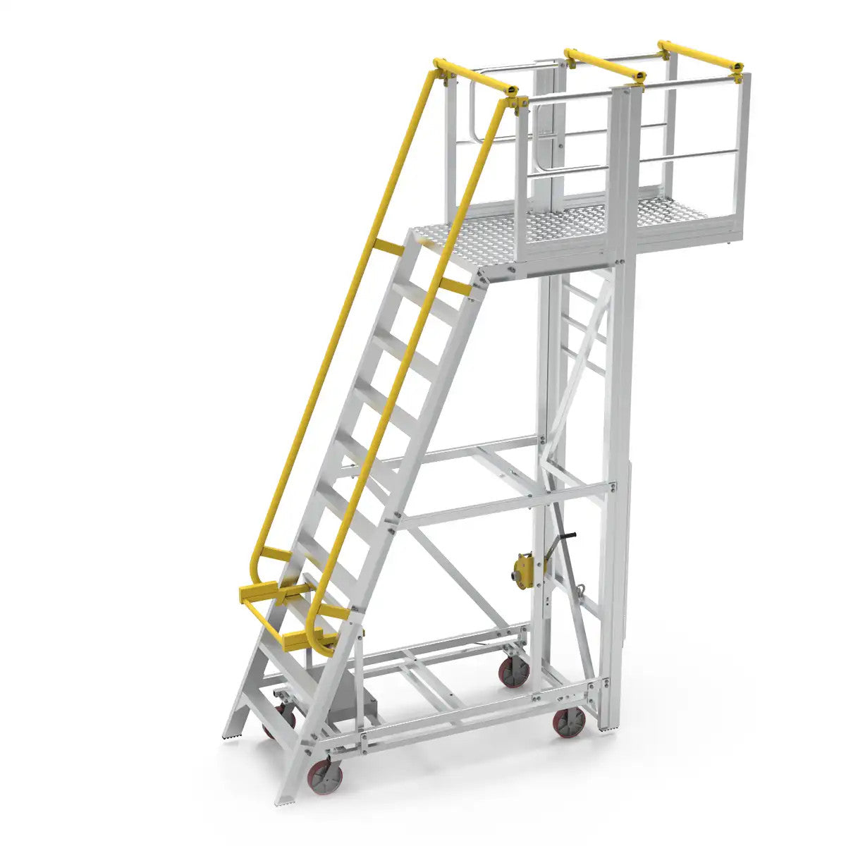 10 Step Aluminium Platform | Industrial Maintenance | Star Aluminium