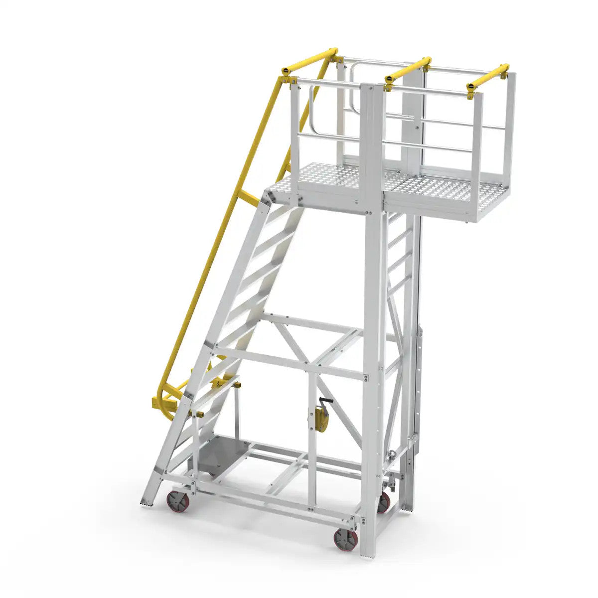 10 Step Aluminium Platform | Industrial Maintenance | Star Aluminium, view 2
