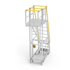 10 Step Aluminium Platform | Industrial Maintenance | Star Aluminium, view 3