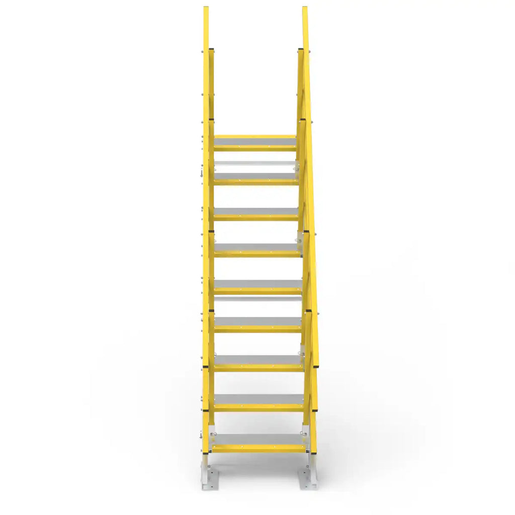 1290-2100mm Height Range Stair | Industrial Maintenance | Star Aluminium
