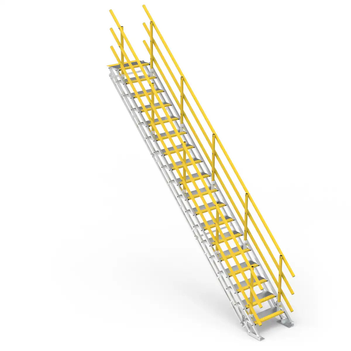 450kg Load Rating Aluminium Stair Unit | Industrial Sites | Star Aluminium, view 2