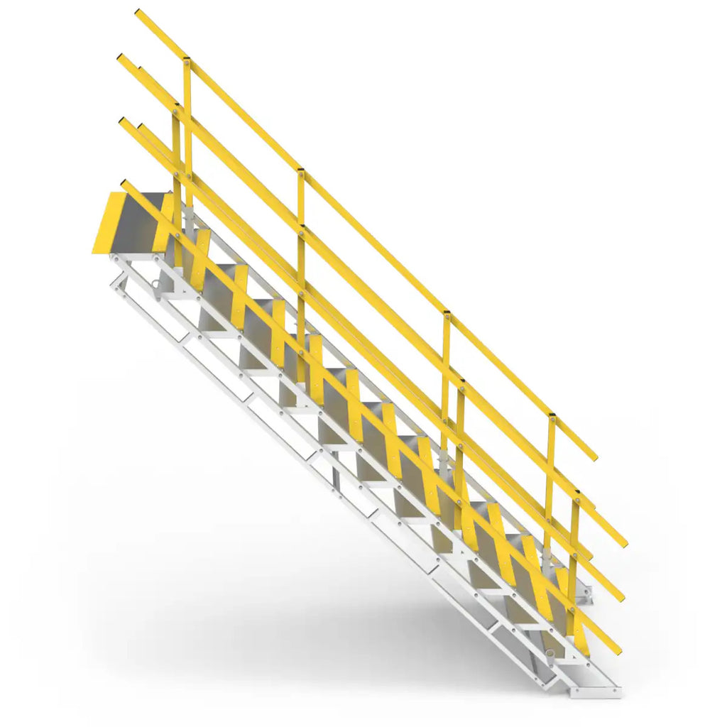 12-Step Aluminium Stair | Construction Site Access | Star Aluminium