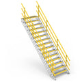 15 Step 1200mm Wide Self Levelling Stair | Industrial Sites | Star Aluminium