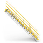 450kg Load Rating Aluminium Staircase | Industrial Access | Star Aluminium, view 2