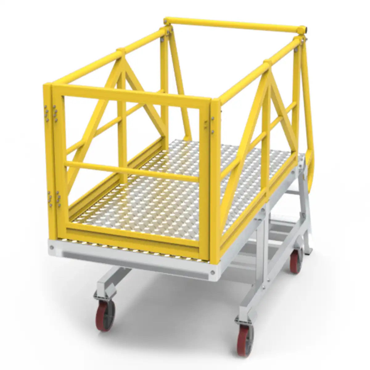 900mm Platform Height Cantilever Ladder | Industrial Access | Star Aluminium, view 2