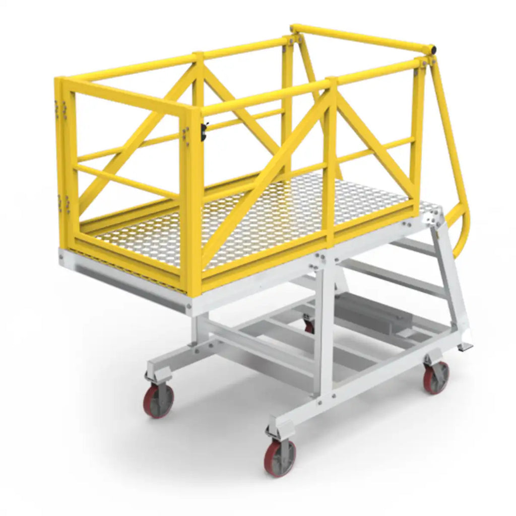 4 Step Cantilever Platform | Industrial Access | Star Aluminium, view 2