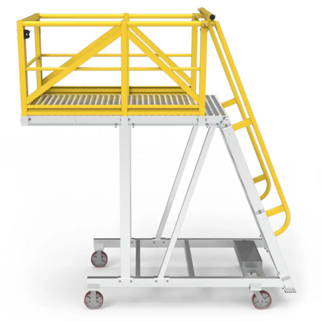 7 Step Cantilever Platform | Industrial Maintenance | Star Aluminium, view 2