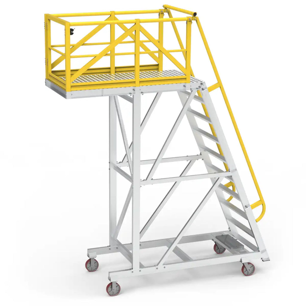 10 Step Cantilever Platform | Industrial Maintenance | Star Aluminium, view 3
