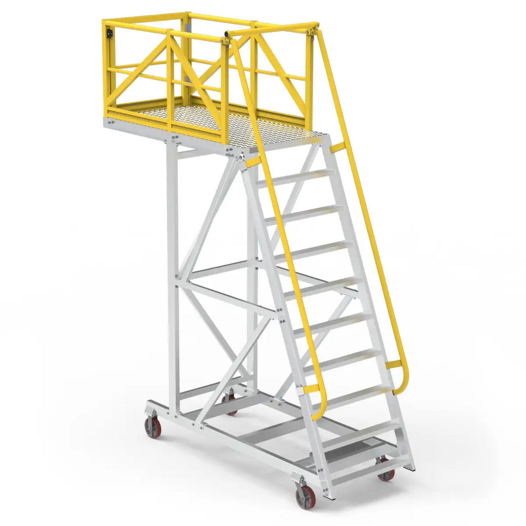 10 Step Cantilever Platform | Industrial Maintenance | Star Aluminium, view 4