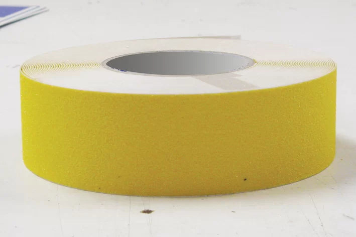 25mm Yellow Anti Slip Tape | Industrial Floor Marking | Uniform Safety Signs