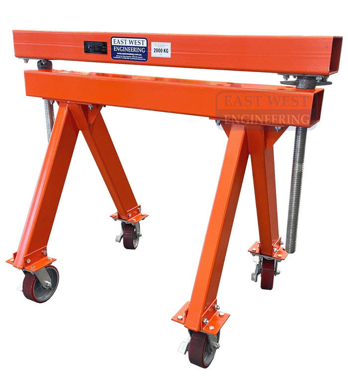 Adjustable Height Trestle Support | Warehouse Storage | East West Engineering