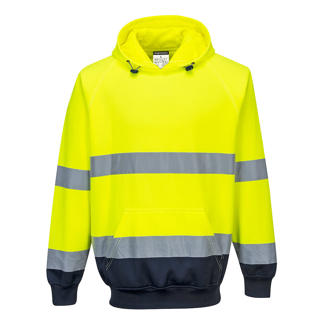 Hi-Vis Contrast Hoodie - view 3