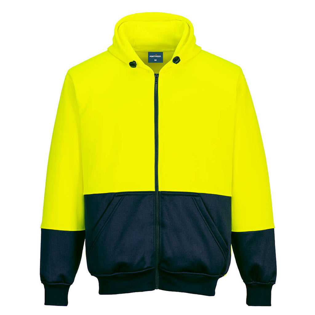 Hi-Vis Contrast Zipped Class D Hoodie - view 3