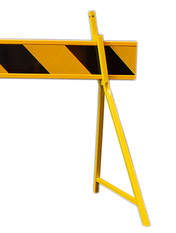 Steel Leg A Frame Barrier Board | Roadworks and Site Safety | Uniform Safety Signs, view 2