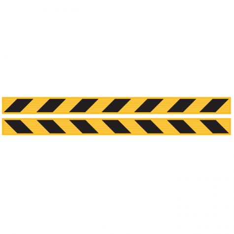 2.5m Class 1 Reflective Barrier Board | Road Shoulders | Uniform Safety Signs, view 2