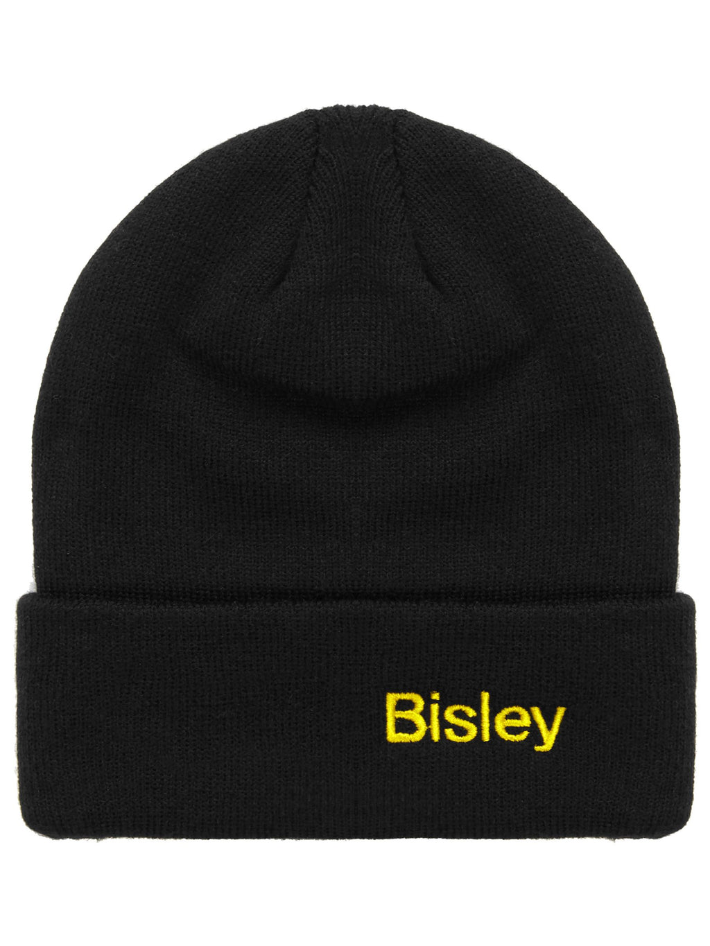 Knitted Acrylic Beanie with Stretchable Rib Knit and Roll Up Cuff - view 1
