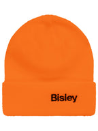 Knitted Acrylic Beanie with Stretchable Rib Knit and Roll Up Cuff - view 3