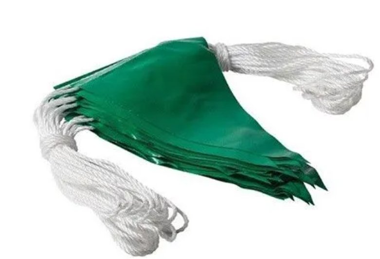Green Bunting Flag Line - view 1